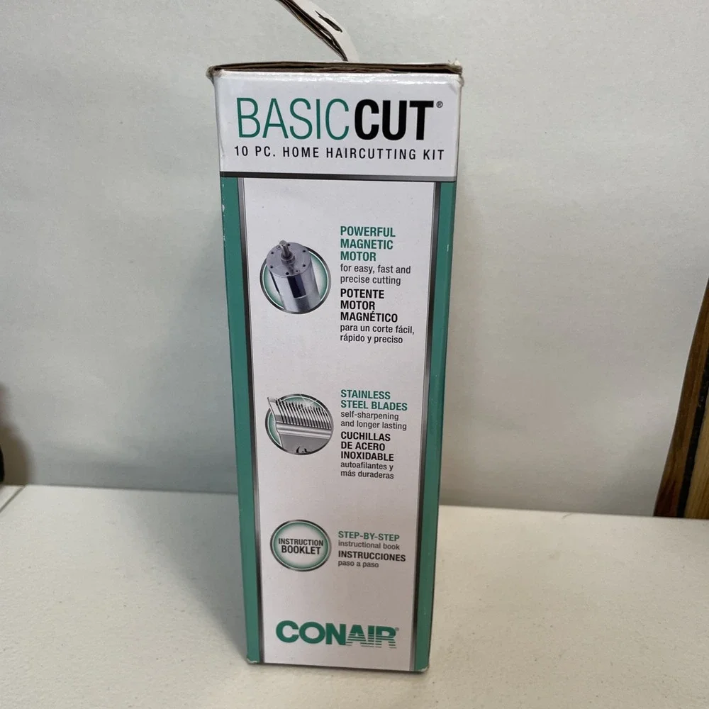 CONAIR Basic Cut Home Haircutting Clippers Kit‎ 10 Piece Set FREE BONUS GIFT New